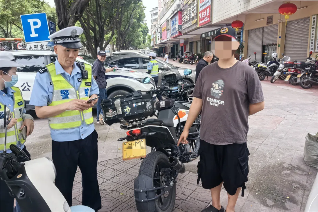  持续严打非法改装违法行为！梅县交警出手了